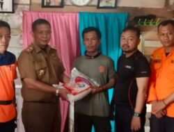 Badan Penanggulangan Bencana Daerah (BPBD) Yang Di Pimpin Langsung Oleh Irvan Wahyudi, menyerahkan bantuan logistik kepada Tim Penghalau Gajah Liar”