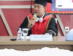 Sekdaprov Lampung Jadi Penguji Eksternal Sidang Terbuka Promosi Doktor Ilmu Hukum Unila