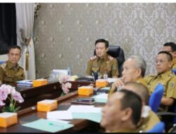 Sekdaprov Marindo Pimpin Rapat Persiapan Pornas Korpri XVIII  Sinergi Sehat Dan Profesional