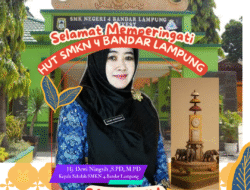 Kepala Sekolah Dewi Ningsih Ucapkan Selamat Ulang Tahun ke-36 Untuk SMK Negeri 4 Bandar Lampung