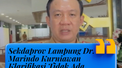 Sekdaprov Lampung Dr. Marindo Kurniawan Klarifikasi Tidak Ada Aturan Bayar Pajak Kendaraan Sebelum Isi BBM